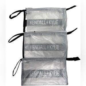 Kendall +  Kylie Cosmetic Bags Value Bundle of 3 | New in Package